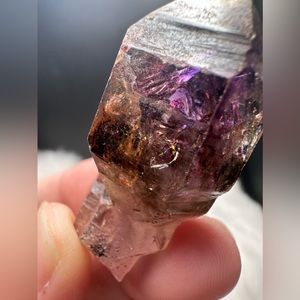 Super 7 Amethyst Smokey Scepter